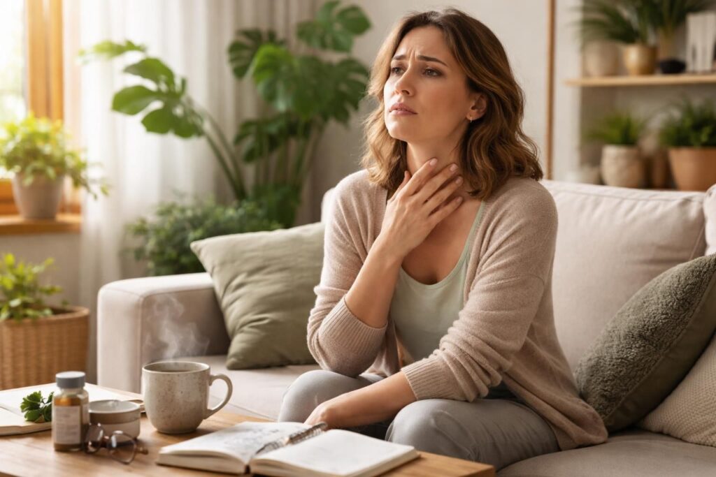 Vivre avec l&rsquo;hypothyroïdie et sensation d&rsquo;étouffement : Témoignages et conseils pratiques