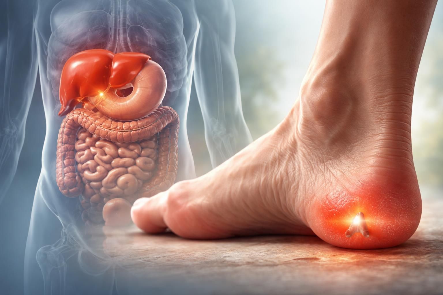 découvrez comment l'épine calcanéenne est liée à la santé du foie et des intestins, et apprenez des astuces pour prévenir et soulager les douleurs efficacement.