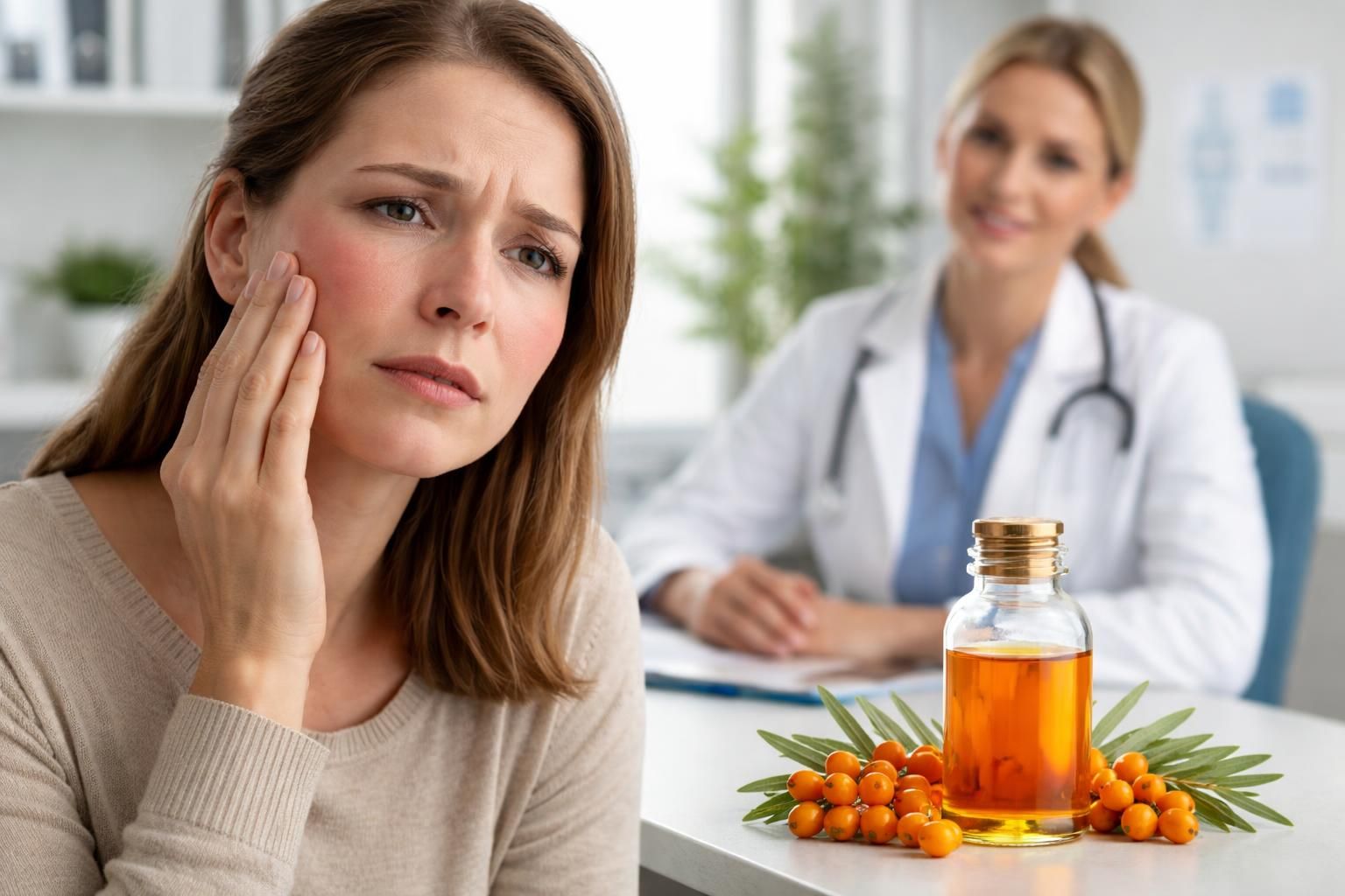 découvrez les effets secondaires possibles de l'huile d'argousier et apprenez quand il est essentiel de consulter un professionnel de santé pour une utilisation sûre.