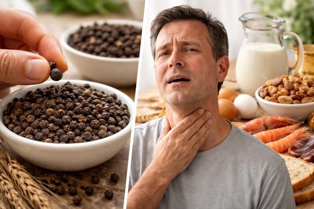 Allergie au poivre et allergies alimentaires : Quelles différences ?