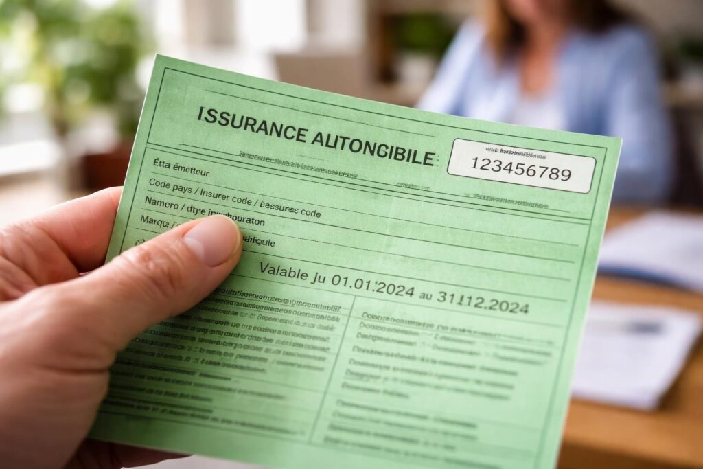 Où le trouver le numéro de la carte verte : Guide pour les assurés
