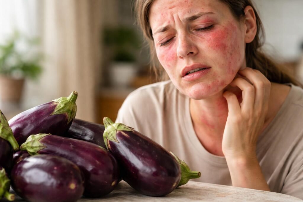 Symptômes pour l&rsquo;allergie aux aubergines : Identifiez-les rapidement